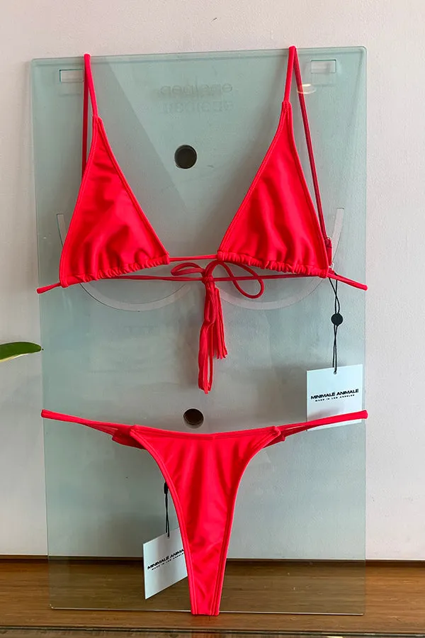 Minimale Animale: Wall Street Thong Bikini Bottom - XL