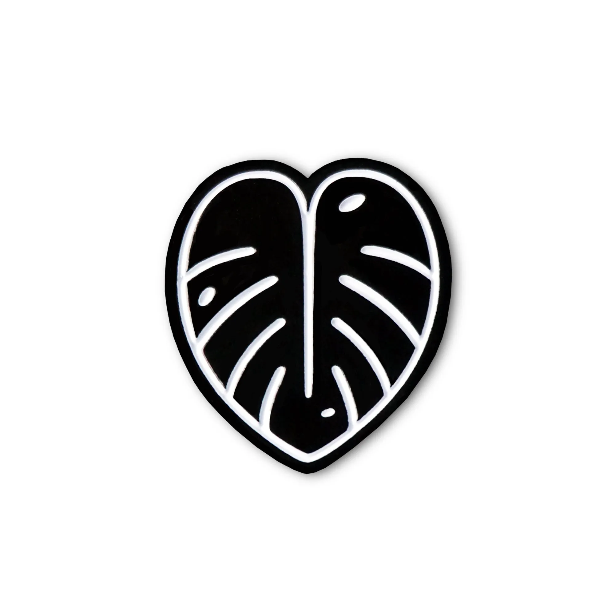 Minimalist Monstera Plant Lapel Enamel Pin