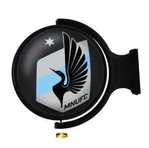 Minnesota United FC: Original Round Rotating Lighted Wall Sign