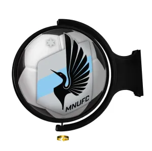 Minnesota United FC: Soccer Ball - Original Round Rotating Lighted Wall Sign