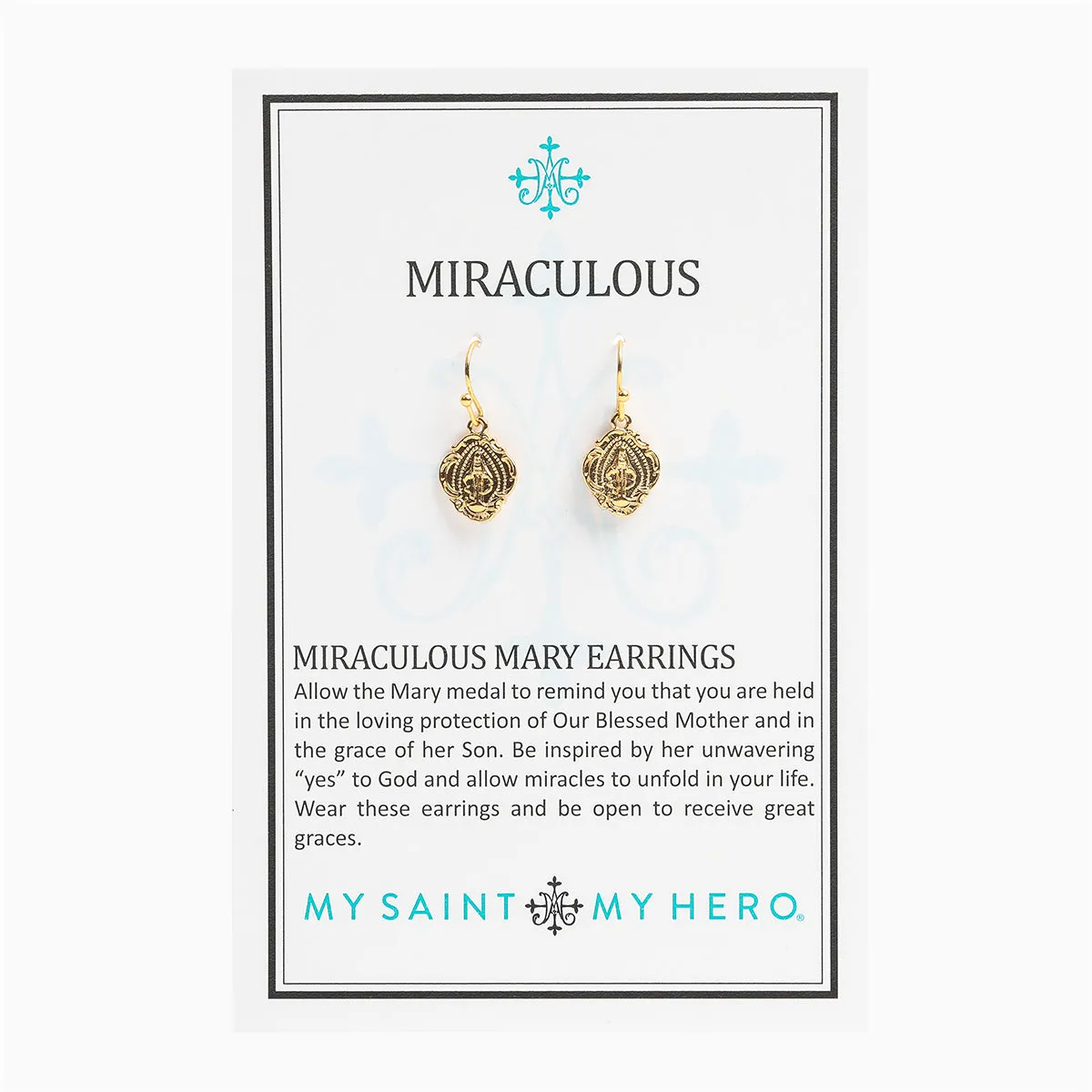 Miraculous Mary Earrings