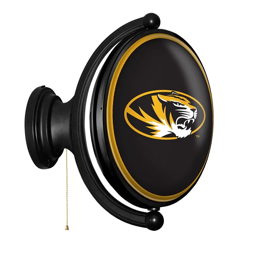 Missouri Tigers: Original Oval Rotating Lighted Wall Sign