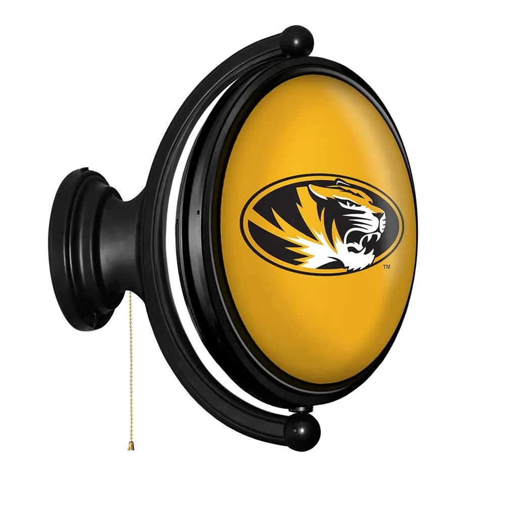 Missouri Tigers: Original Oval Rotating Lighted Wall Sign