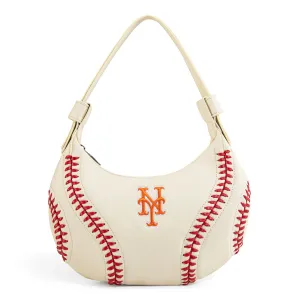 MLB-MT101  MLB New York Mets Team Hobo Bag/Shoulder Bag