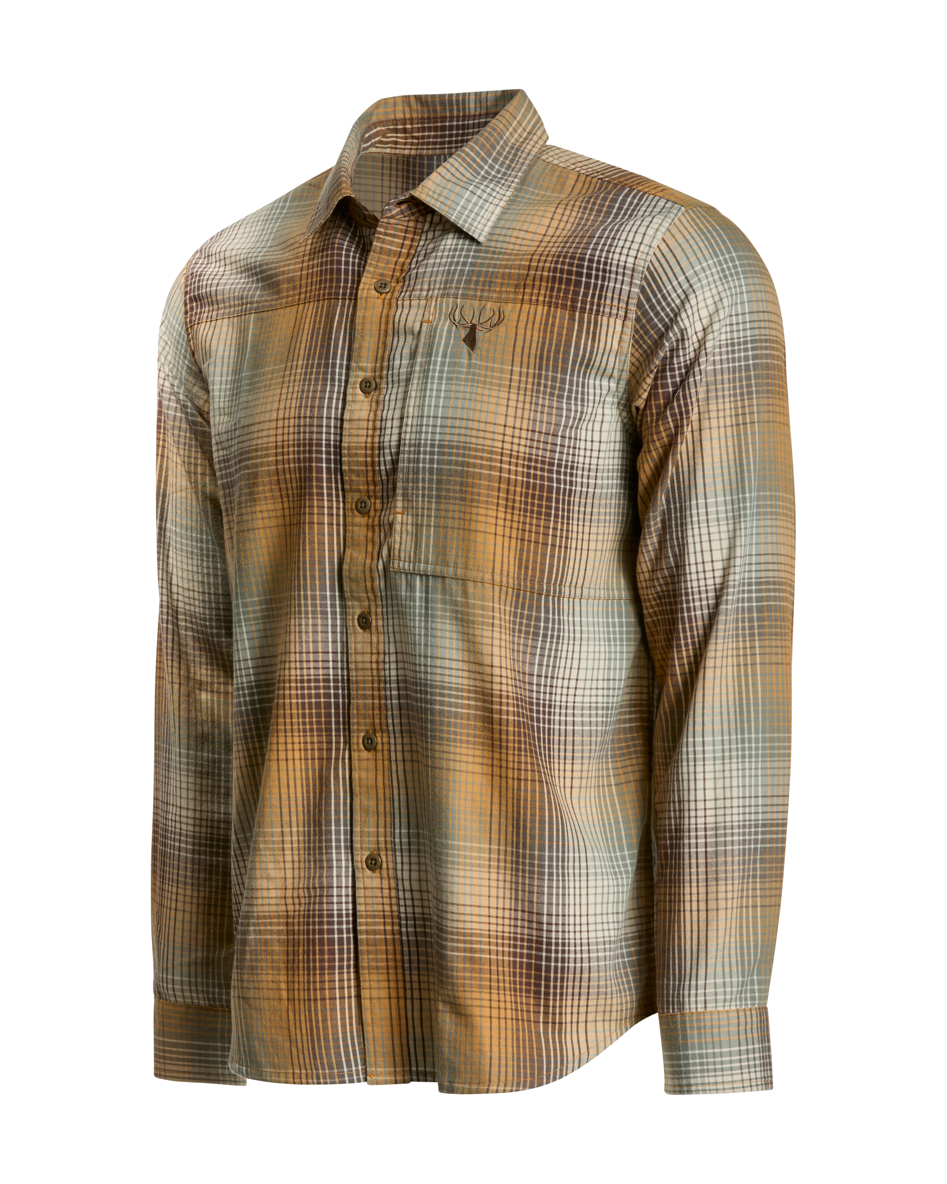 Modern Button Flannel