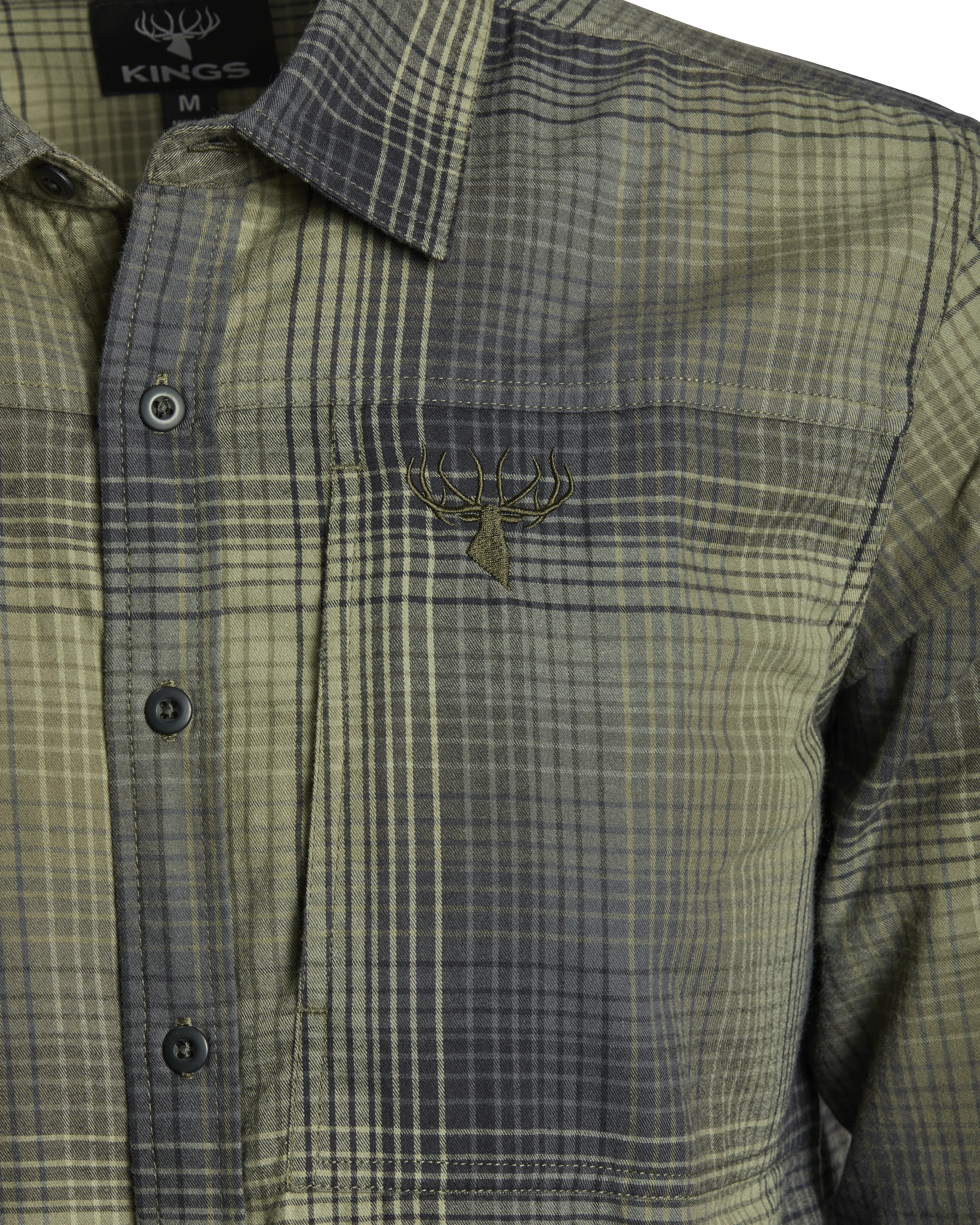 Modern Button Flannel