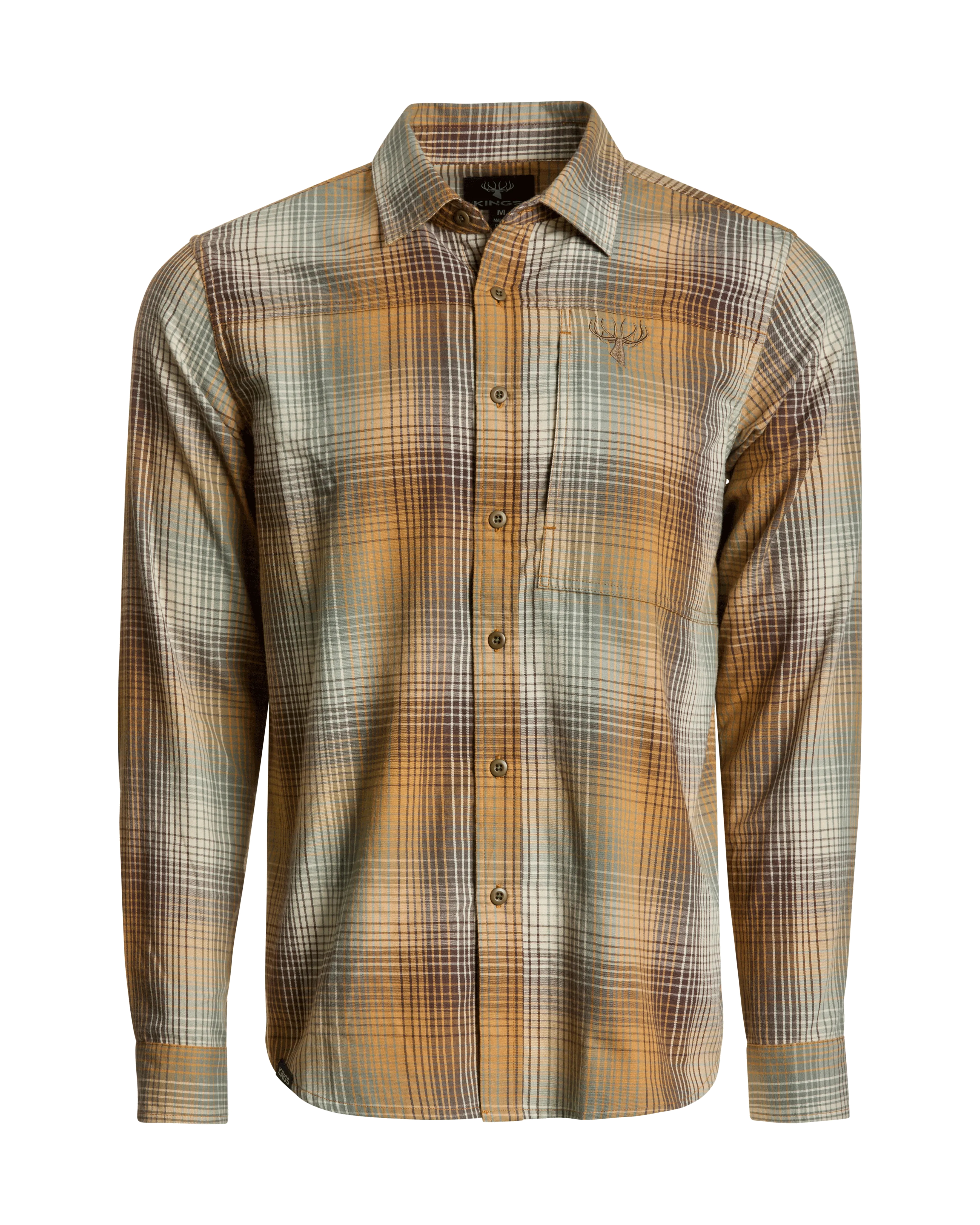 Modern Button Flannel