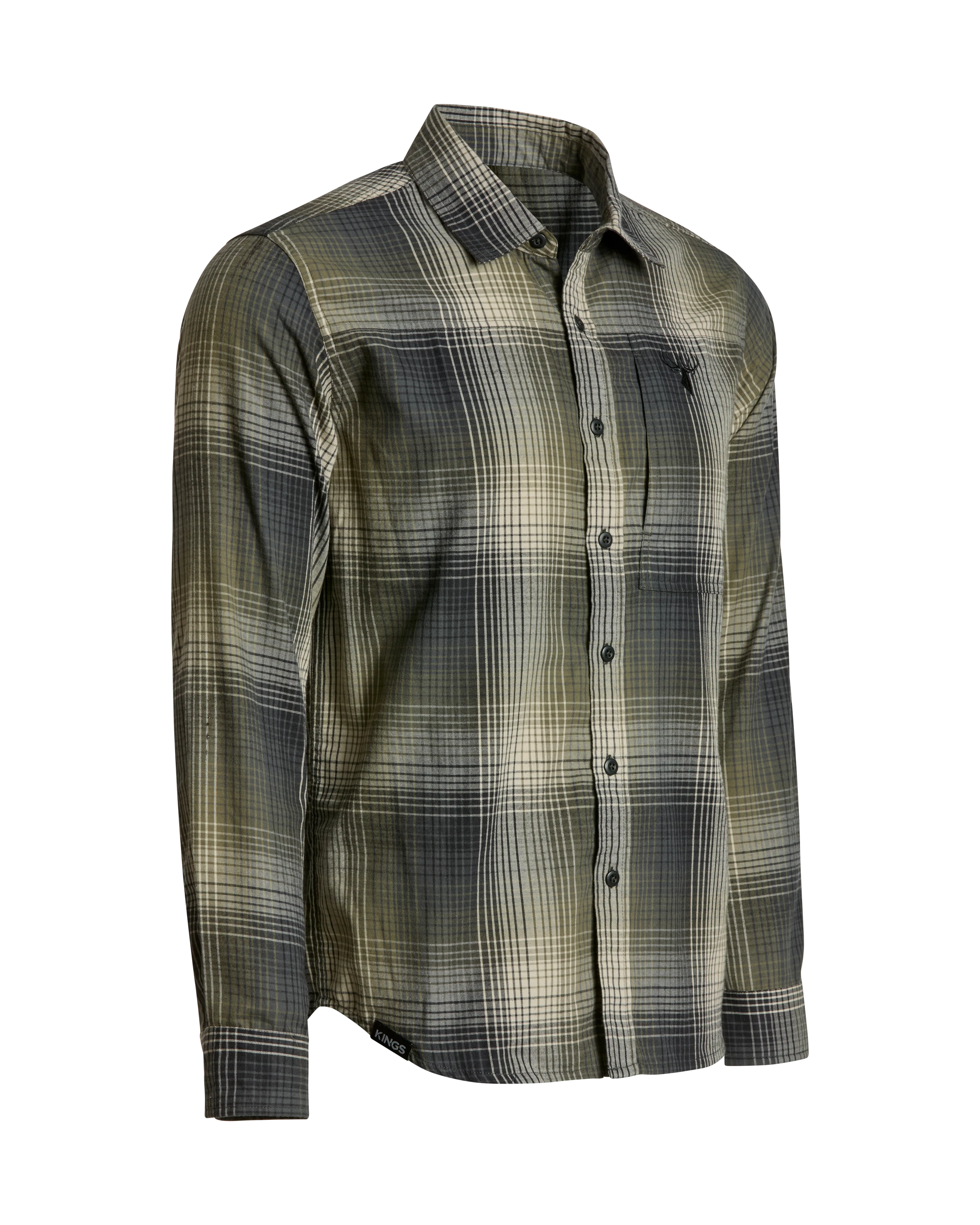 Modern Button Flannel