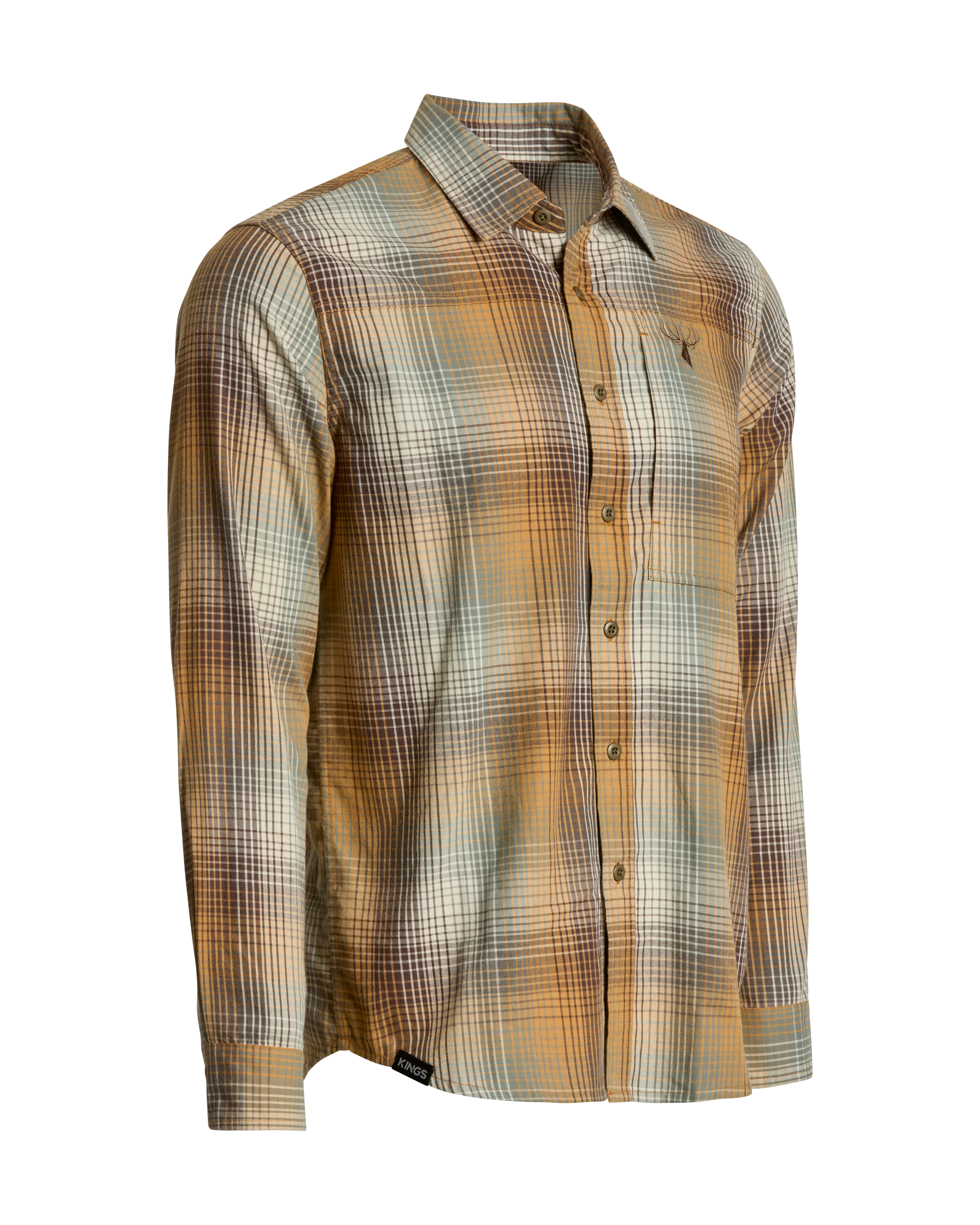 Modern Button Flannel