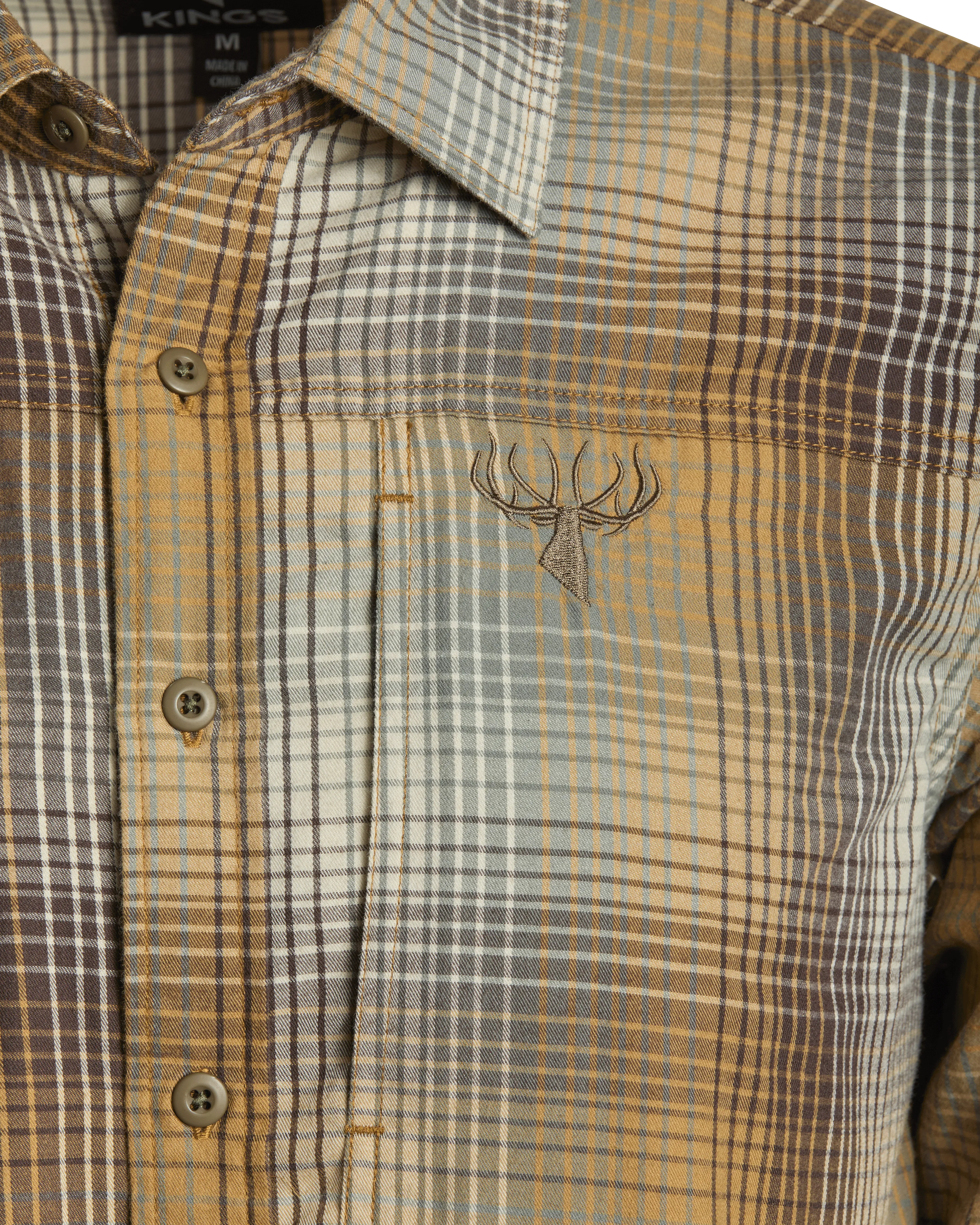 Modern Button Flannel