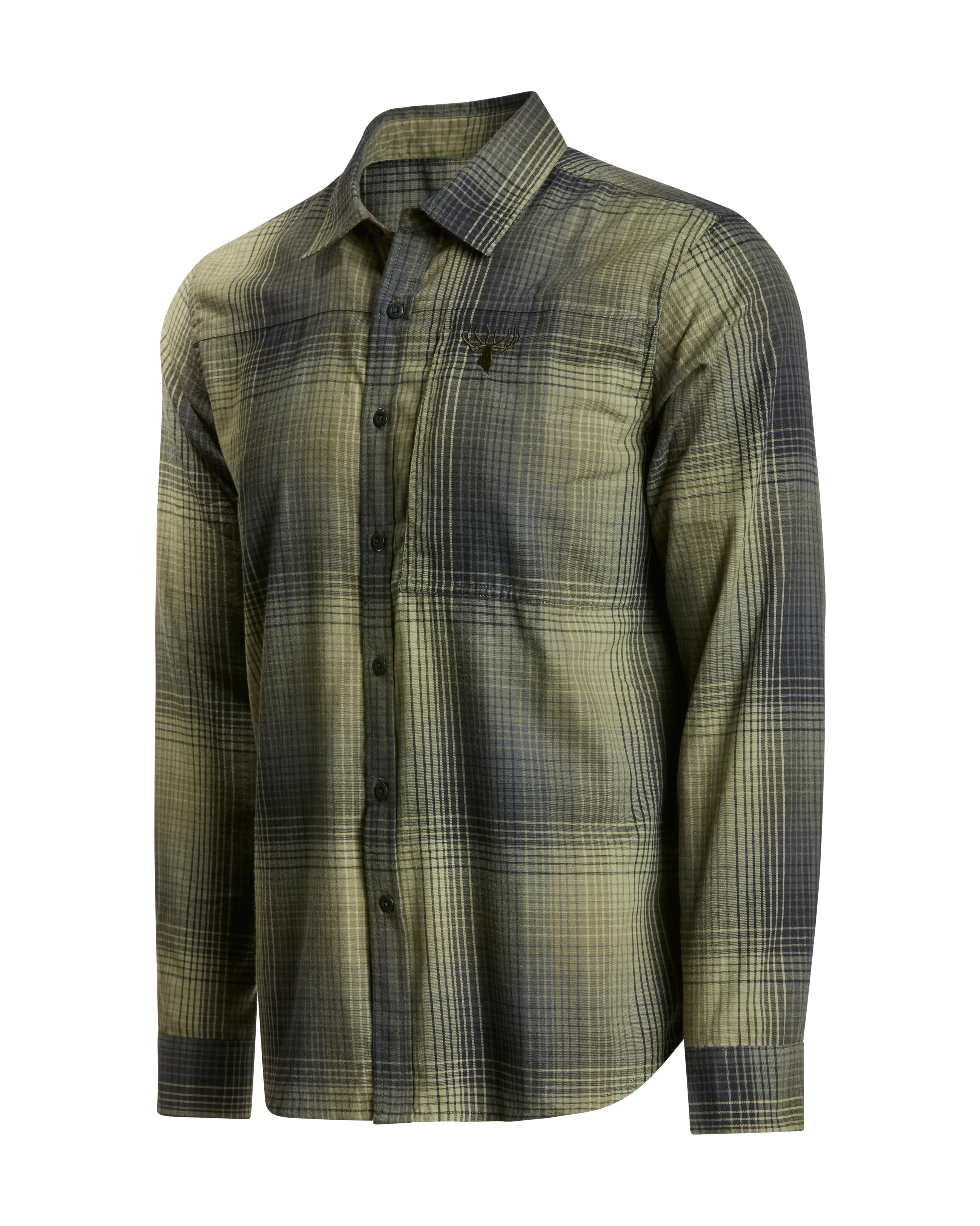 Modern Button Flannel