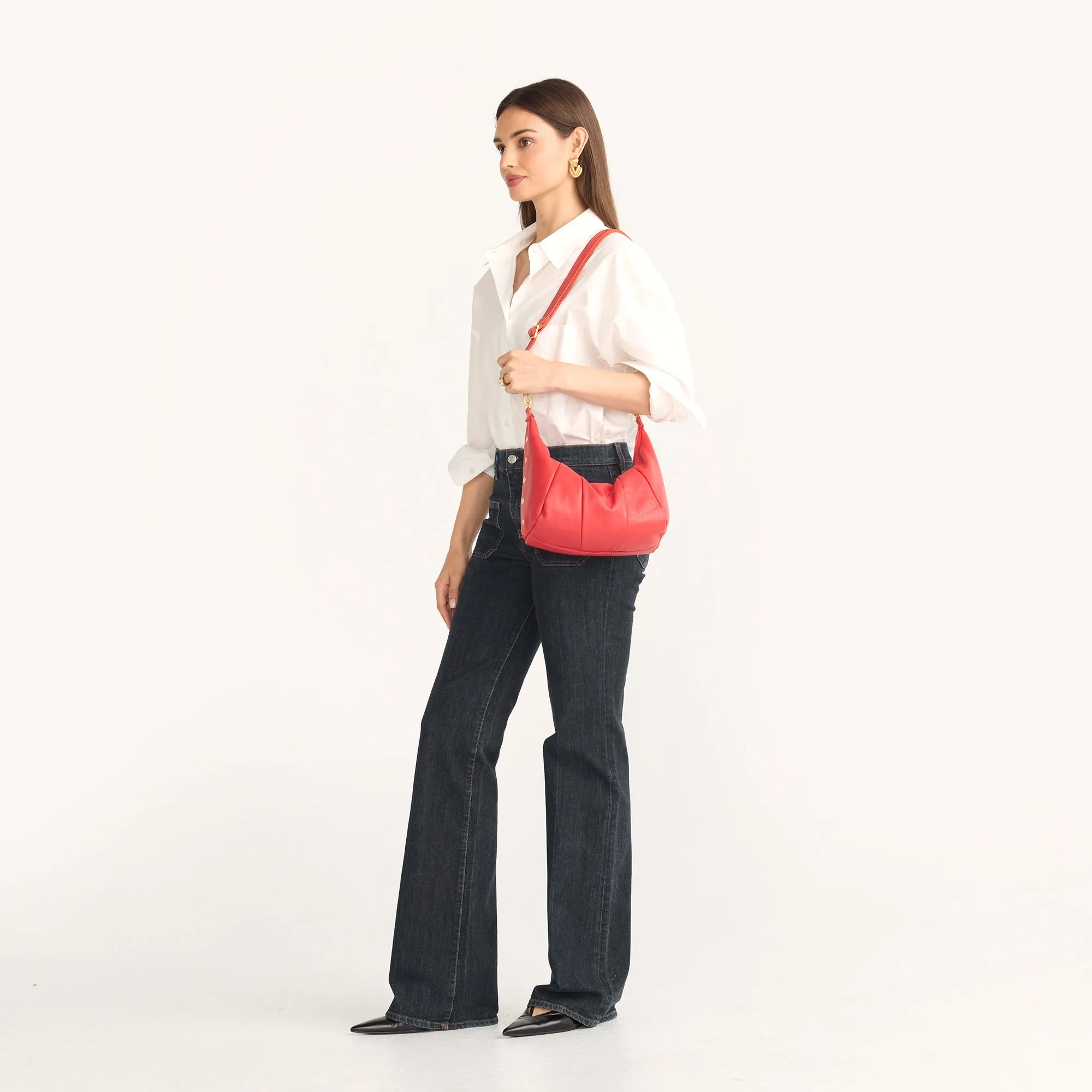 Morgan | Poppy Red/Brushed Gold