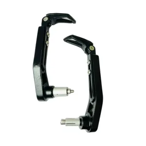 Motorcycle Brake Clutch Levers Protector Guard For Universal Bike All Model Motorcycle Fit (SILVER)
