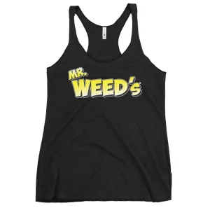 Mr. Weed's: Words Only (Racerback Tank)