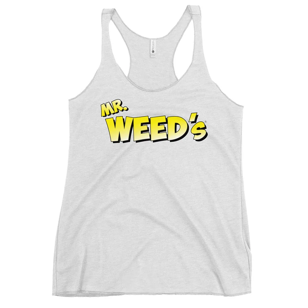 Mr. Weed's: Words Only (Racerback Tank)