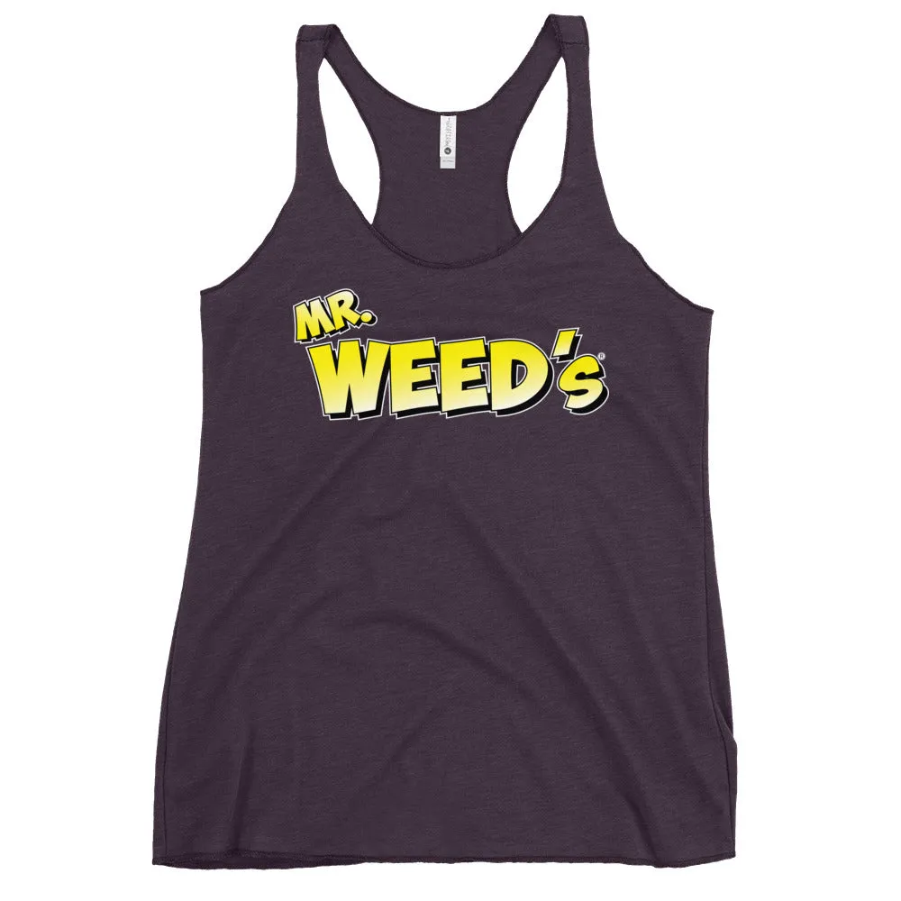 Mr. Weed's: Words Only (Racerback Tank)