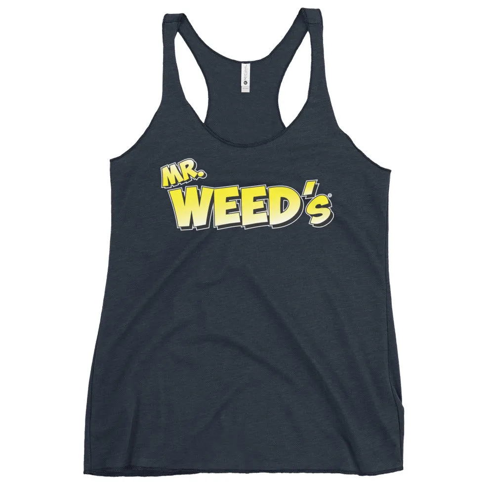 Mr. Weed's: Words Only (Racerback Tank)