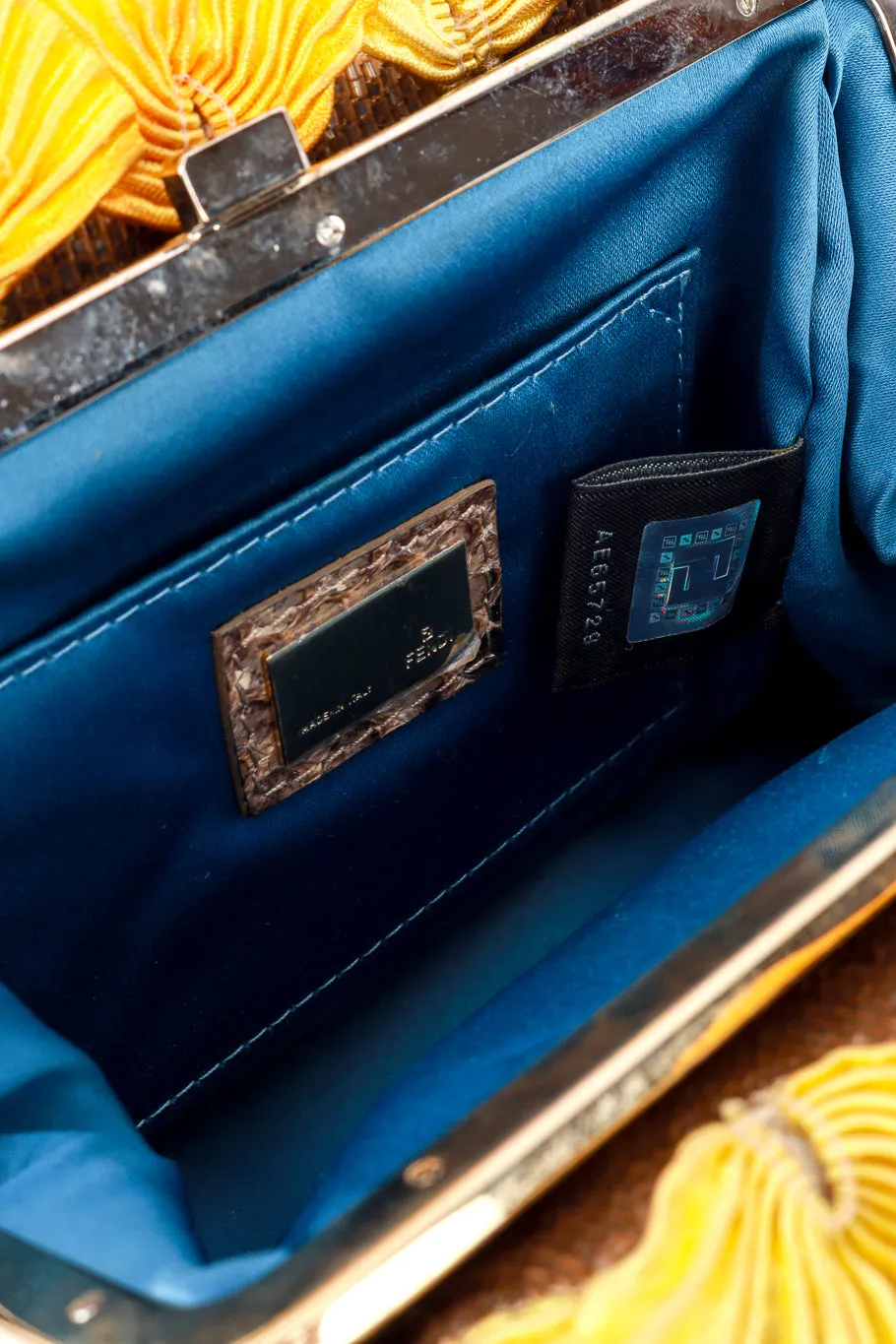 Multicolored Python Mini Bag
