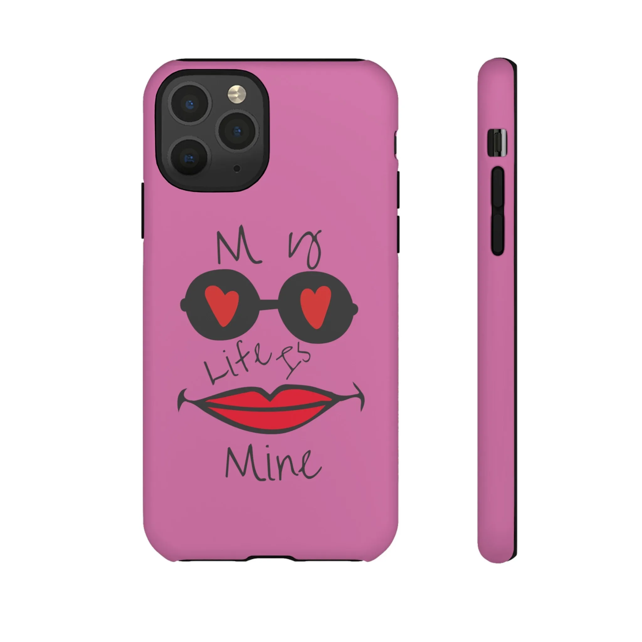 My life is mine スマートフォンケース（ピンク）