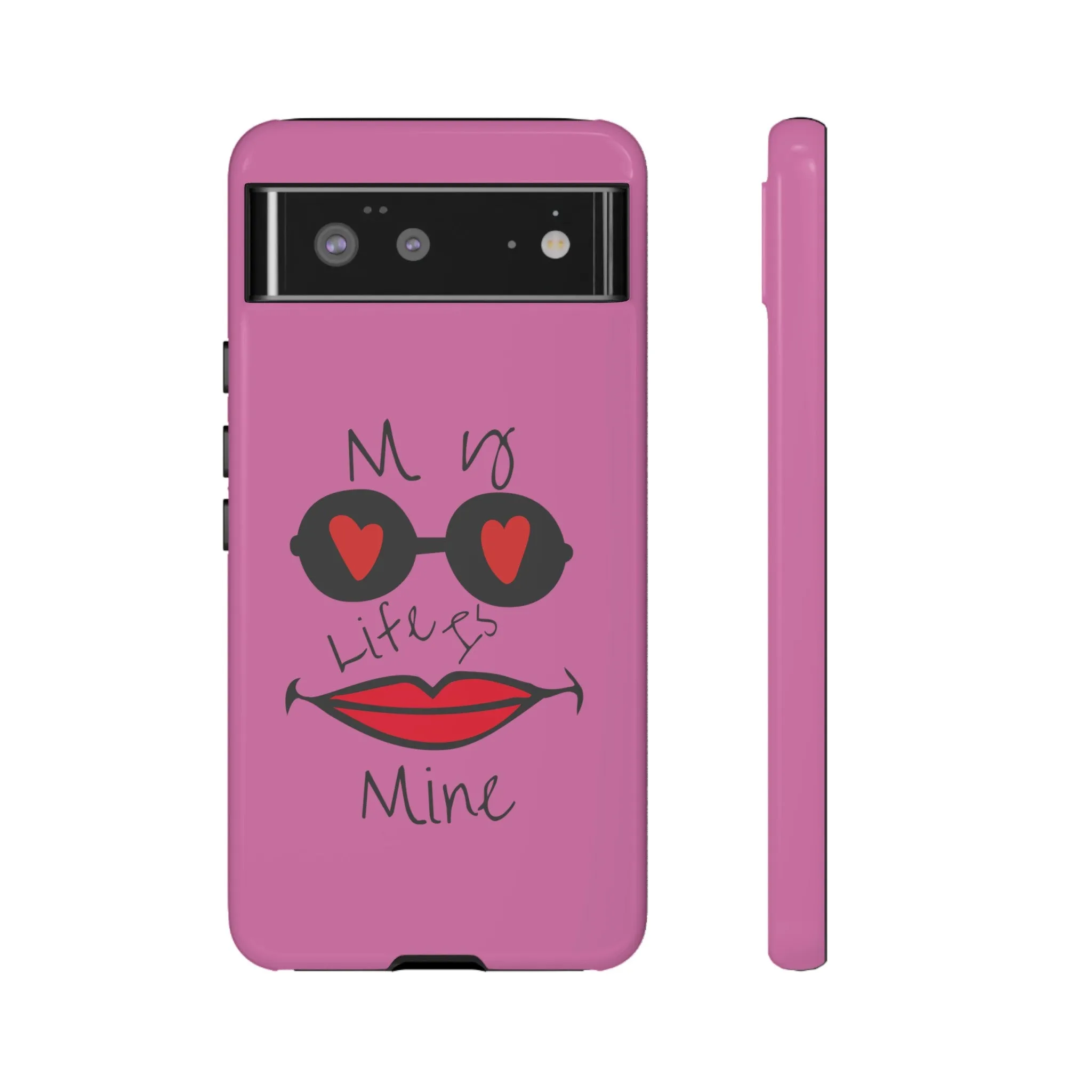 My life is mine スマートフォンケース（ピンク）
