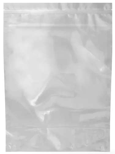 Mylar Bag White/Clear - 1 Lb - 448 Grams - 14" x 19" - (100 Count)