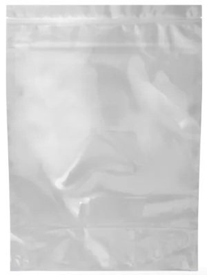 Mylar Bag White/Clear - 1 Lb - 448 Grams - 14" x 19" - (100 Count)