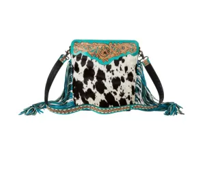 Myra Bag Pony Trail Fringed Hand-Tooled Bag