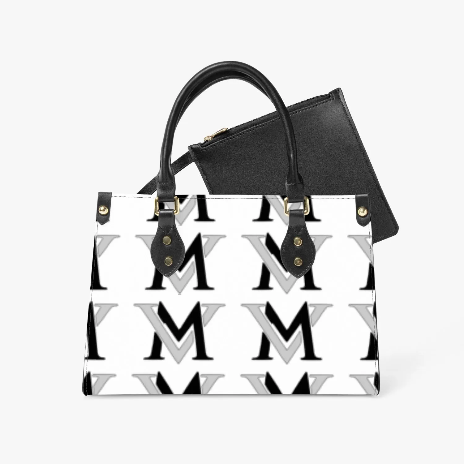 MyVybz White Tote Bag - Long Strap and Inner Bag