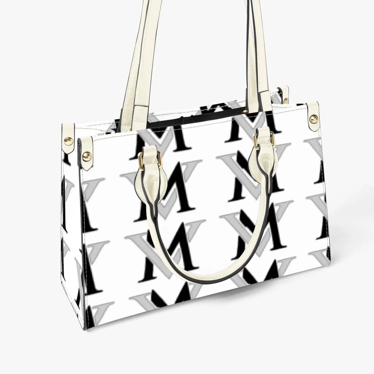 MyVybz White Tote Bag - Long Strap and Inner Bag