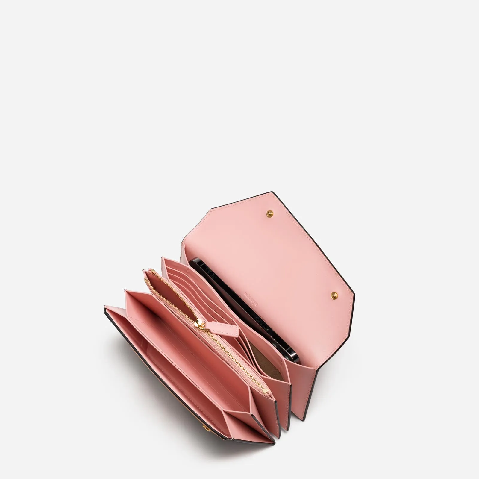 Naomi Long Purse - Apricot