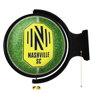 Nashville SC: Pitch - Original Round Rotating Lighted Wall Sign