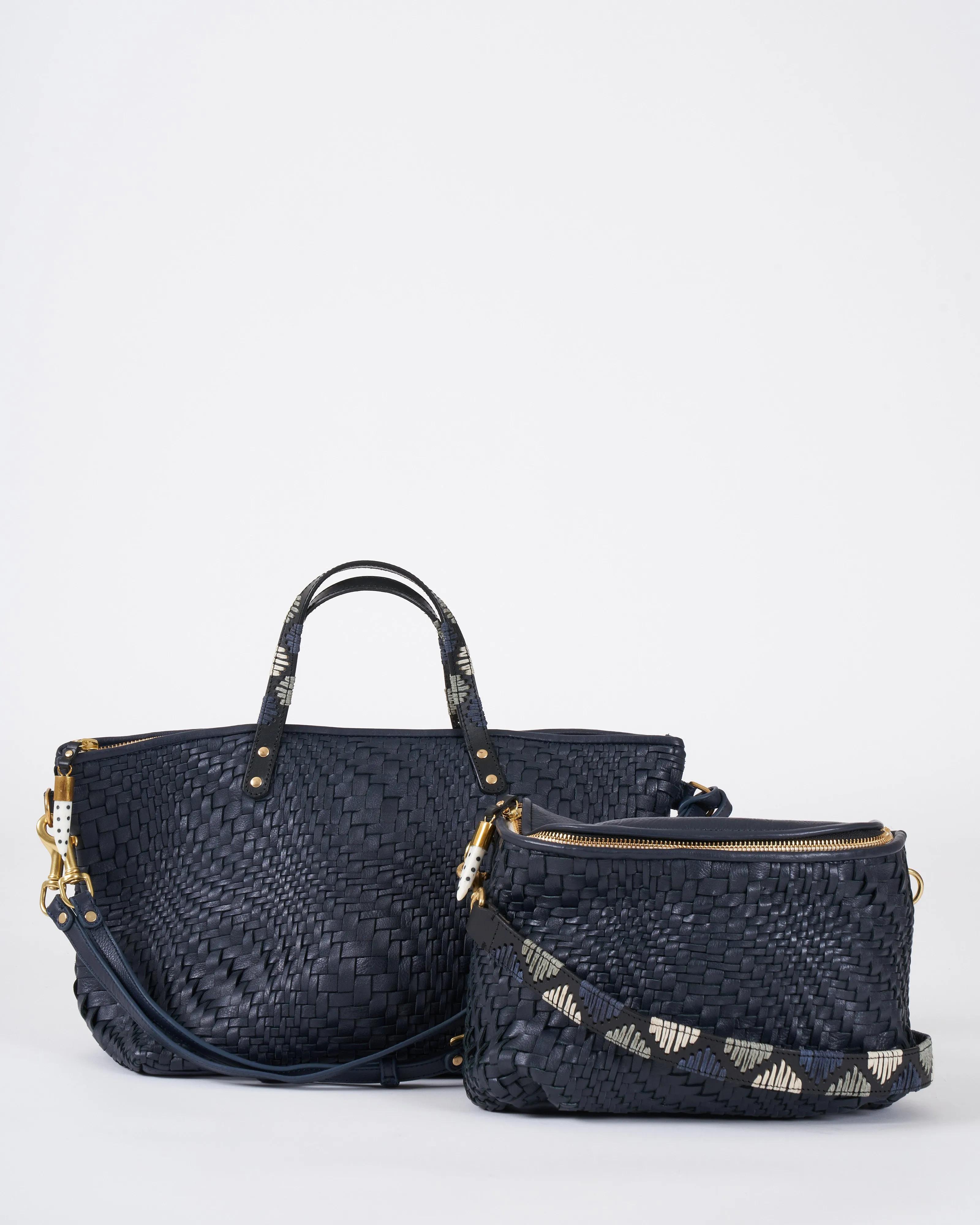 navy weave mini windbourne - navy