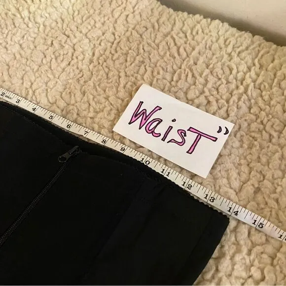 Nebility Black Waist Trainer Shapewear Zipped &amp; Hook Body Slimmer Short Size 2XL
