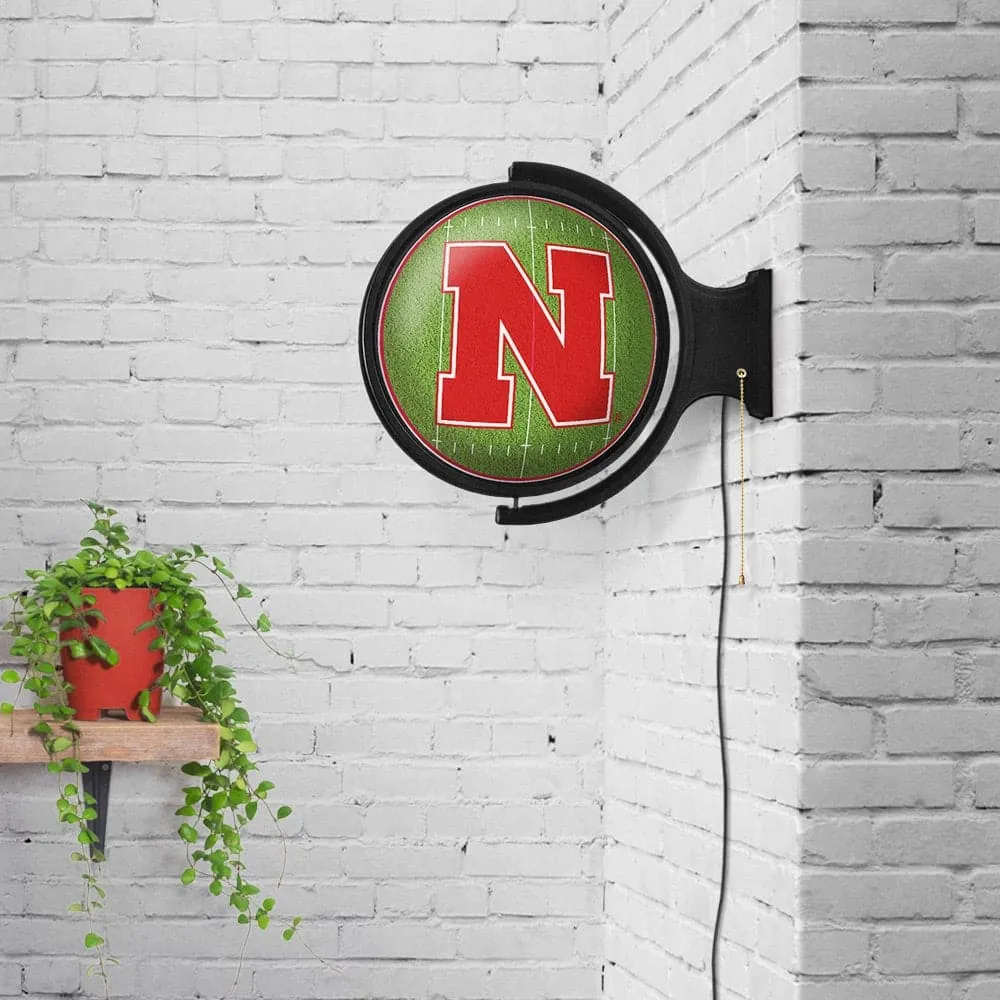 Nebraska Cornhuskers: On the 50 - Rotating Lighted Wall Sign