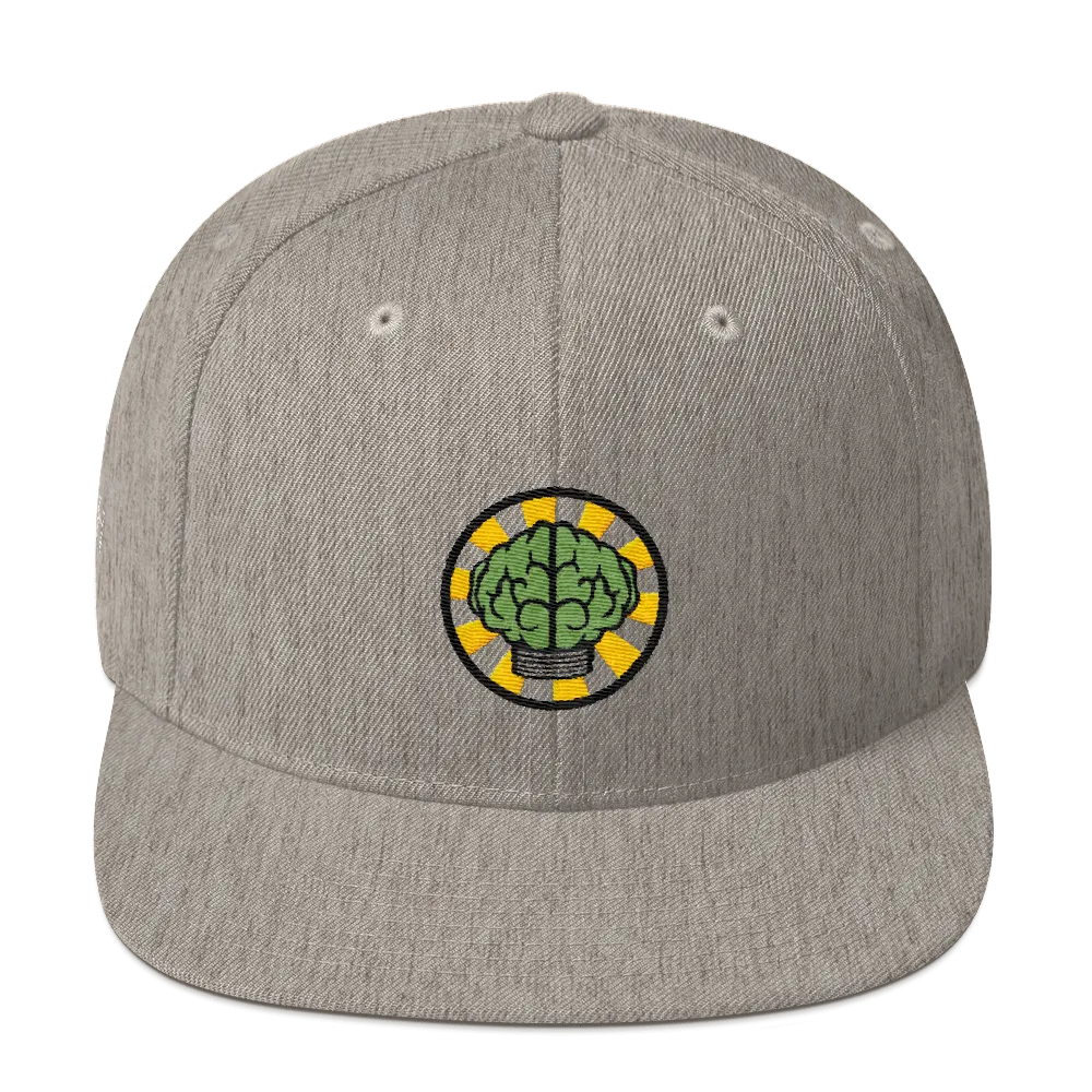 NERD Brain logo embroidery Snapback Cap. Pharrell Williams, Chad Hugo & Shay Haley.