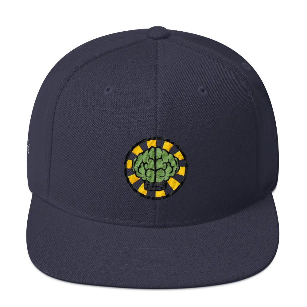 NERD Brain logo embroidery Snapback Cap. Pharrell Williams, Chad Hugo & Shay Haley.