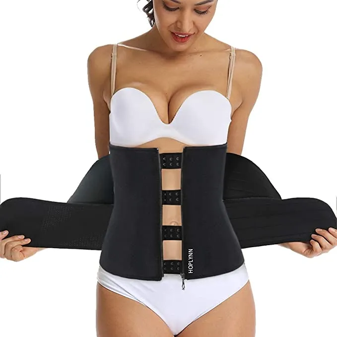 New HOPLYNN Neoprene Sweat Waist Trainer Corset Trimmer Belt for Women Weight Loss, Waist Cincher Shaper Slimmer, Sz M! Retails $50 