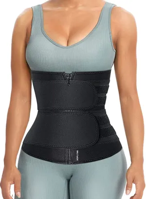 New HOPLYNN Neoprene Sweat Waist Trainer Corset Trimmer Belt for Women Weight Loss, Waist Cincher Shaper Slimmer, Sz M! Retails $50 