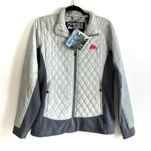 NEW Powder River Outfitters Gray Full Zip Jacket Size Large