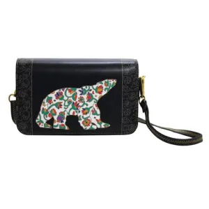 New Spring Bear Crossbody Purse, Design by Yellow Knives' Dene Native Artist Dawn Oman