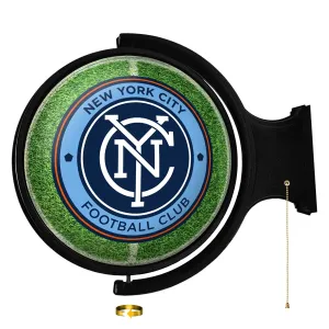 New York City FC: Pitch - Original Round Rotating Lighted Wall Sign