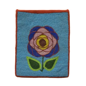Nez Perce Flat Bag with Floral Design
