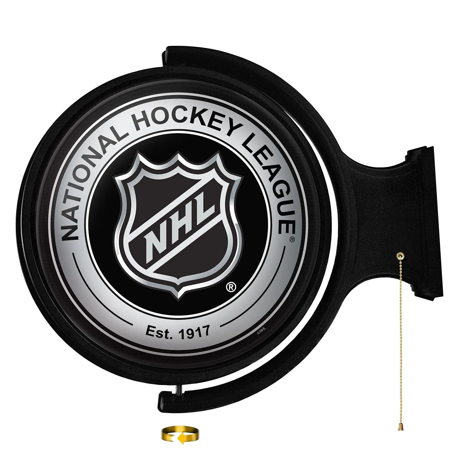 NHL: Original Round Rotating Lighted Wall Sign