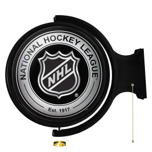 NHL: Original Round Rotating Lighted Wall Sign
