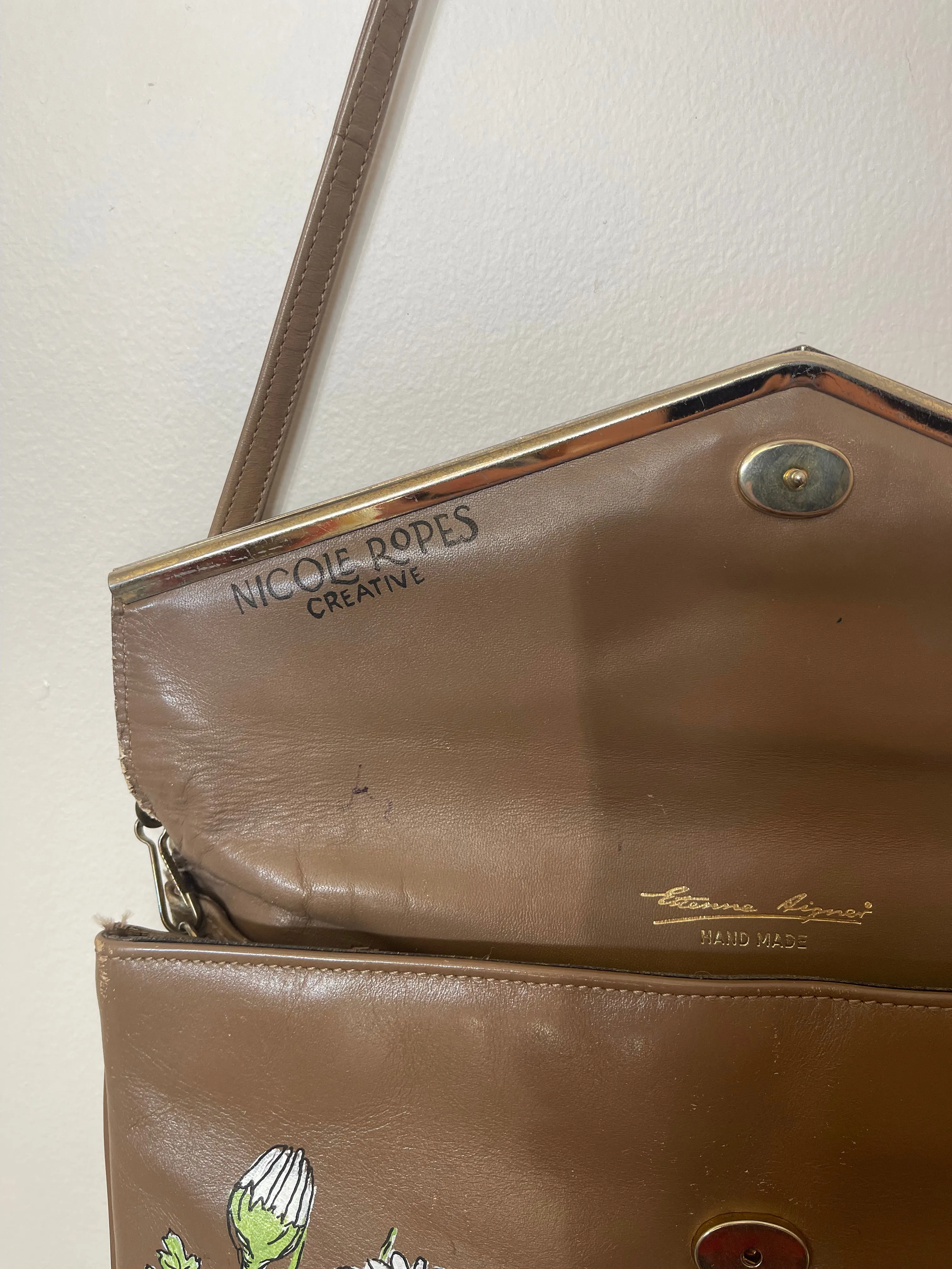 Nicoles painted purse