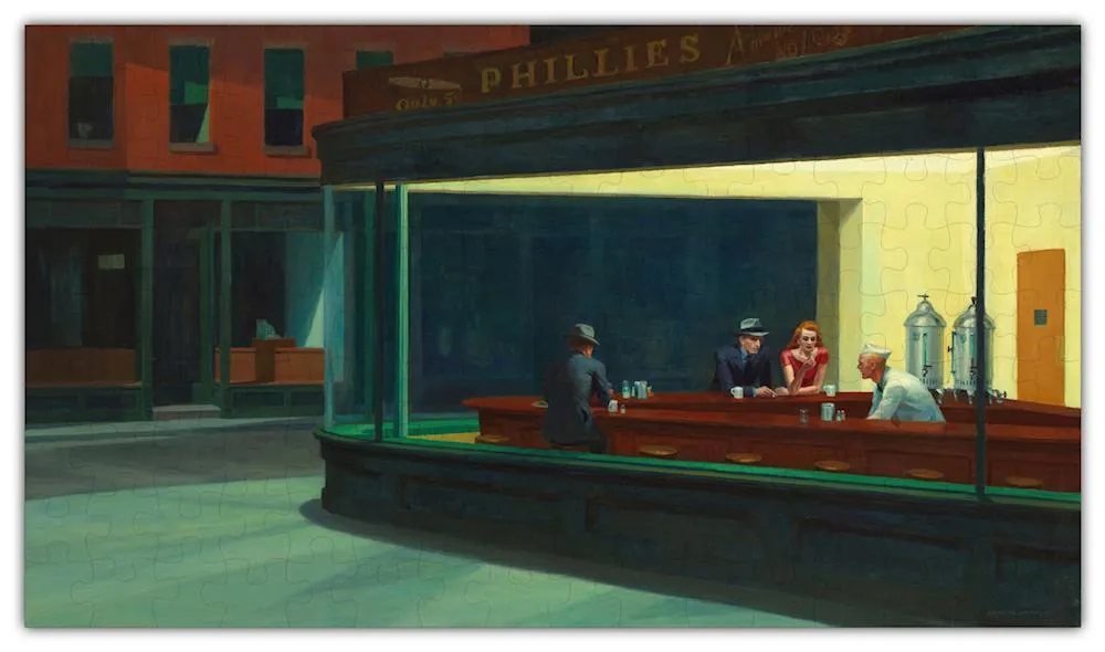 Nighthawks by Edward Hopper Puzzle