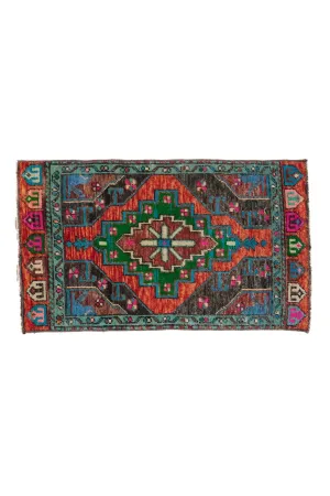 No. 1440 Mini Turkish Vintage Rug - 1'10'' x 3'2''