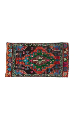 No. 1449 Mini Turkish Vintage Rug - 1'10" x 3'4"