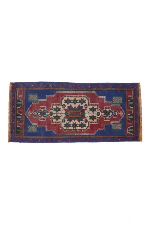 No. 1511 Mini Turkish Vintage Rug - 1'6.5" x 3'4"