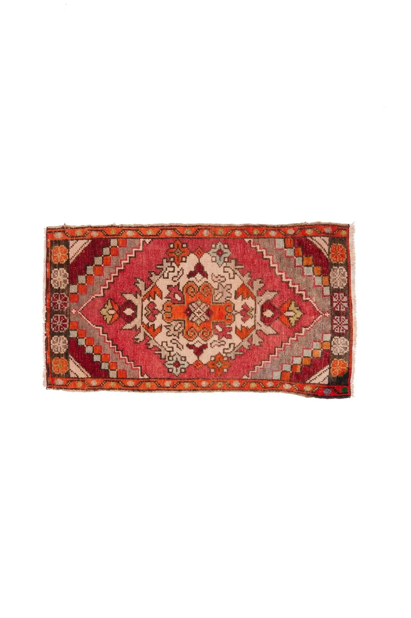 No. 1526 Mini Turkish Vintage Rug - 1'9.5" x 3'2.5"